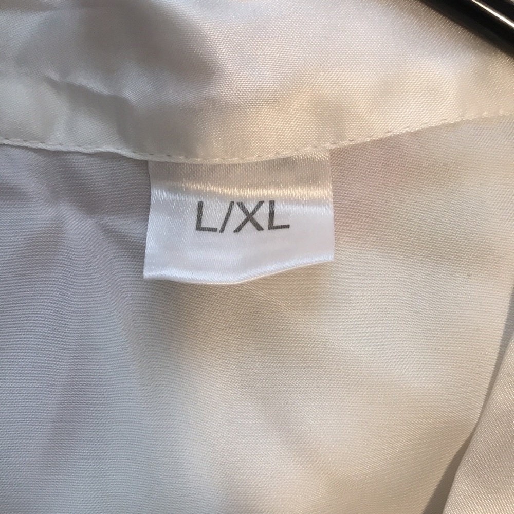 Ivory Bridal Robe with Inner Tie - Picture 6 of 6